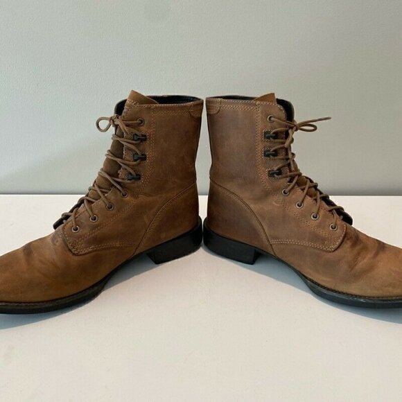 Ariat Heritage Lacer ll Western Boots Brown Leather 8 - Picture 2 of 10